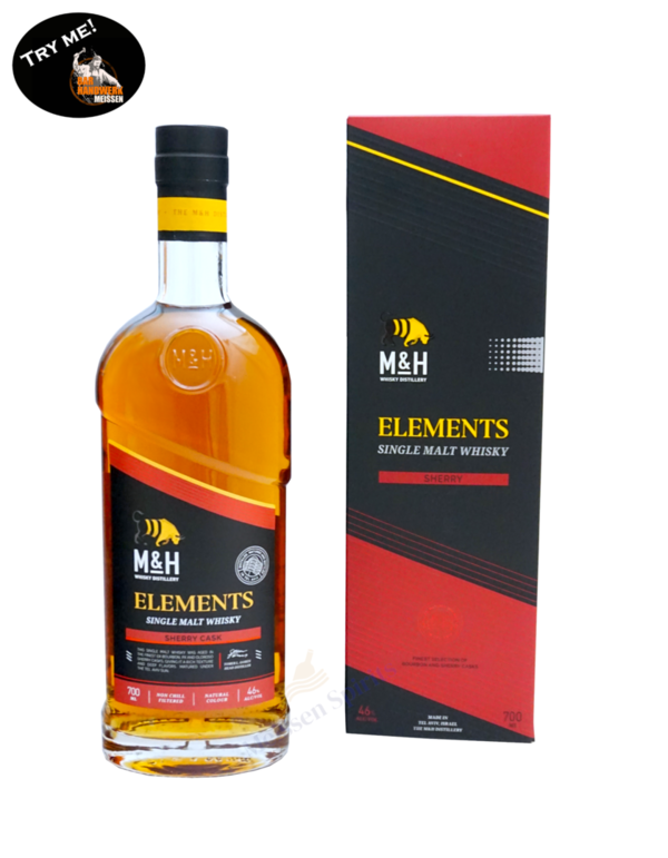M&H Single Malt Whisky Elements Sherry Cask | 46% vol