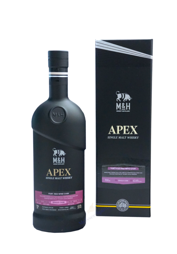 M&H APEX | Ruby Fortified Red Wine Single Cask | Black Bottle Edition  | 63,8% vol