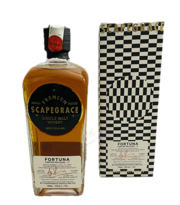 Scapegrace Fortuna | New Zealand Single Malt Whisky | 46% vol